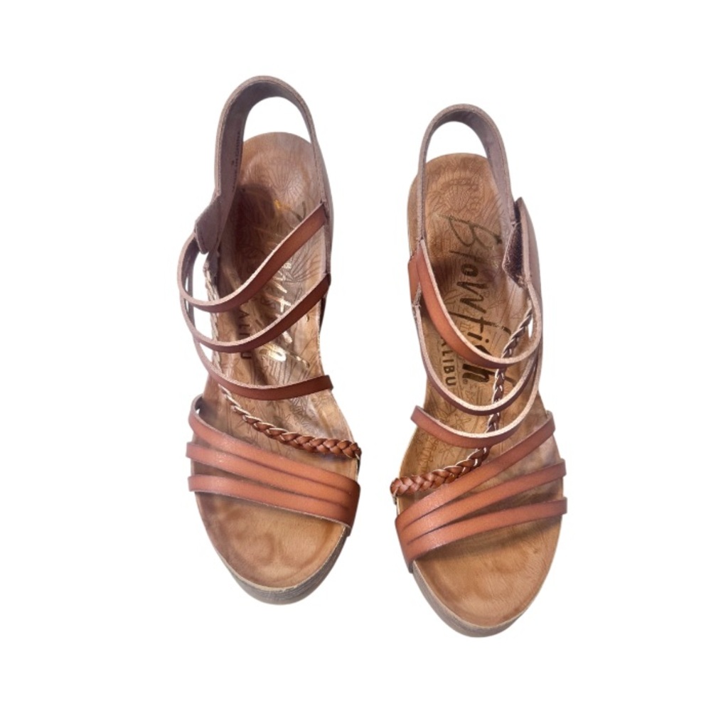 BLOWFISH Malibu Heidi platform heels women’s sandals size 9 - Picture 6 of 16